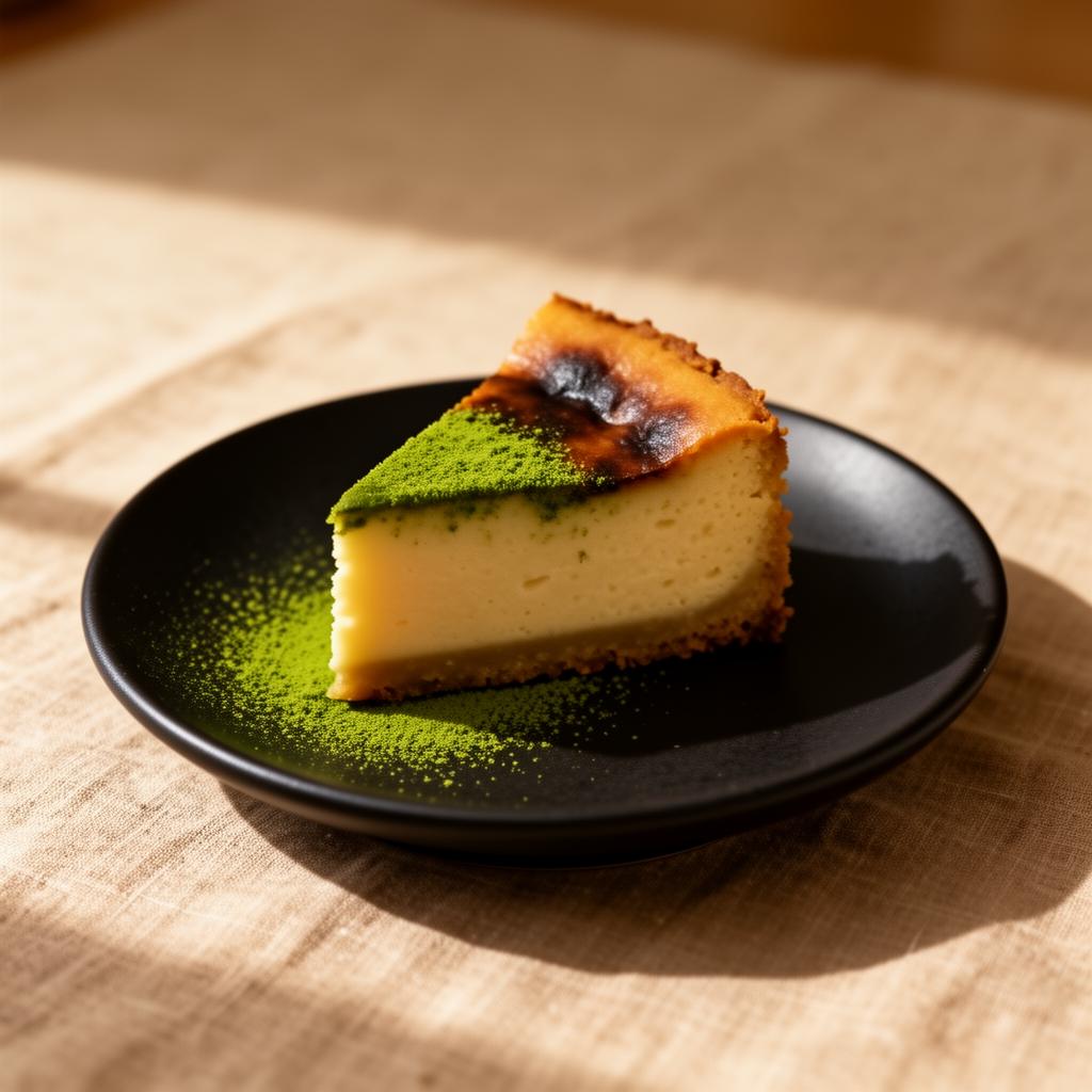 Matcha Burnt Cheesecake